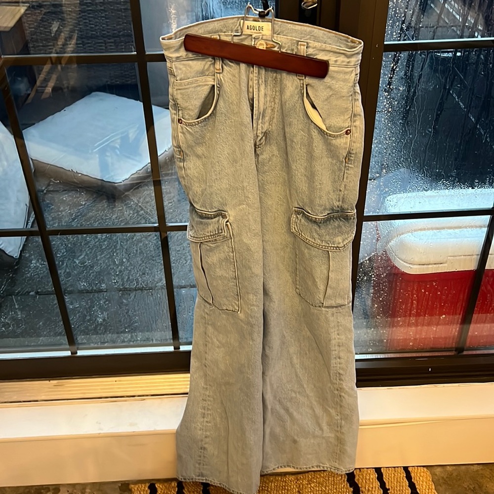 Agolde Minka Cargo Jeans - size 25